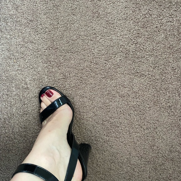 Women block heeled black Sandal , Never used !!NEW without box - Picture 5 of 7